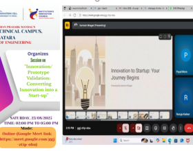 Innovation to Startup Session Under IIC Cell