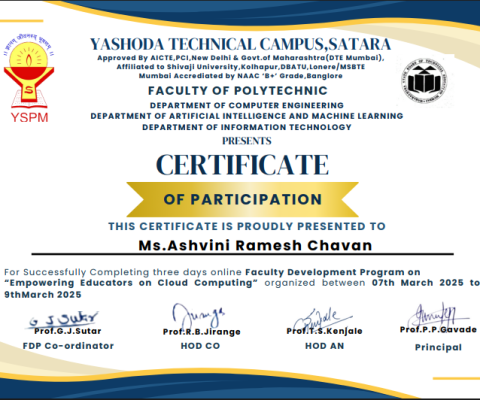 FDP on Empowering Educators on Cloud Computing