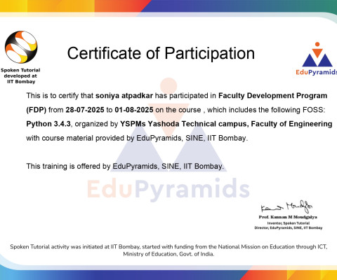 Online FDP Program