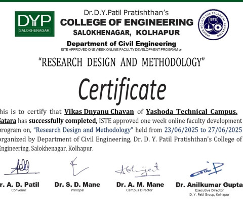 ISTE approved one week online FDP