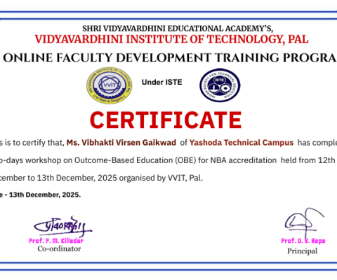 Outcome-Based Education (OBE) for NBA accreditation 