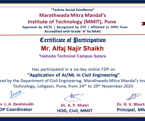 Application of AI/ML in Civil Engineering