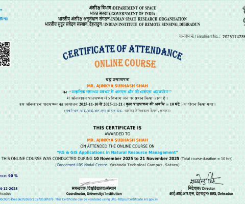 Remote Sensing, Geographical Information System in Natural Resource Management