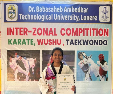 Jalgaon zonal sports Taekwondo secure 2 nd rank