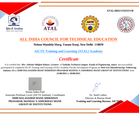 AICTE Training And Learning (ATAL) Academy Faculty Development Program