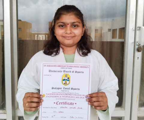 won the Silver Medal in the Judo (Under 57 kg) event at the Solapur Zonal Sports 2025