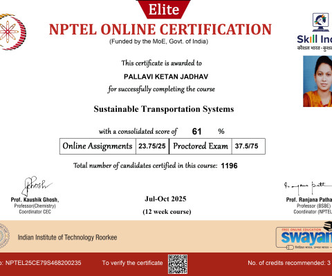 NPTEL Elite Certification