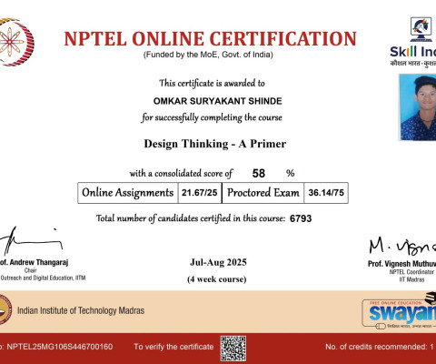 NPTEL Online Certification