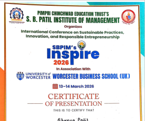 International Conference on Sustainable Practices, Innovation, and Responsible Entrepreneurship