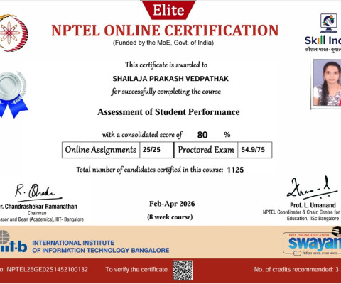 Assessment of Student Performance