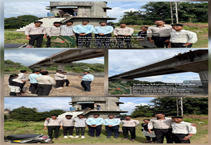 Study Visit to under construction prestresed bridge, Mardhe, Satara