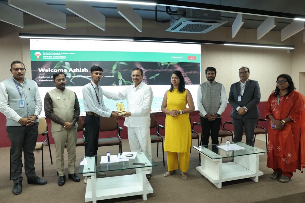 SY CSE Student Develops Green Guardian Web Portal and Receives Felicitation on World Environment Day 2026